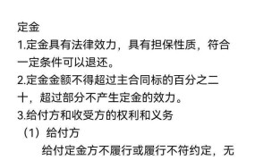 定金与订金哪个可以退还？法律专家解读