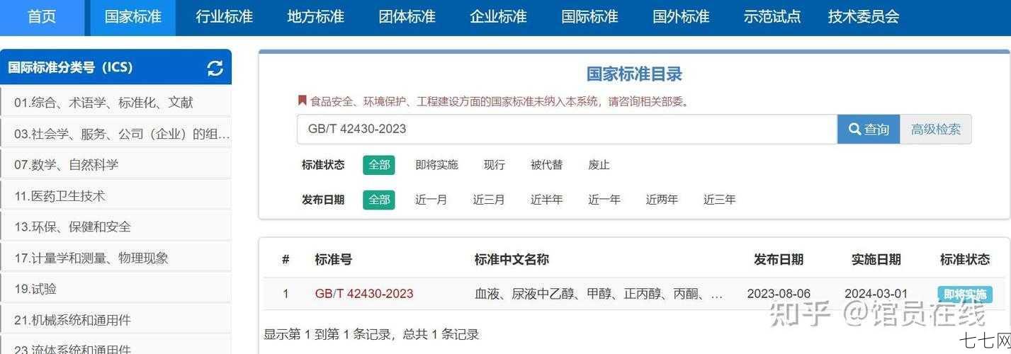 国家标准查询平台哪个准确？如何获取最新标准？-七七网