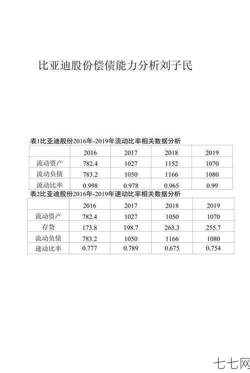 偿债能力分析怎么做？财务分析方法-七七网