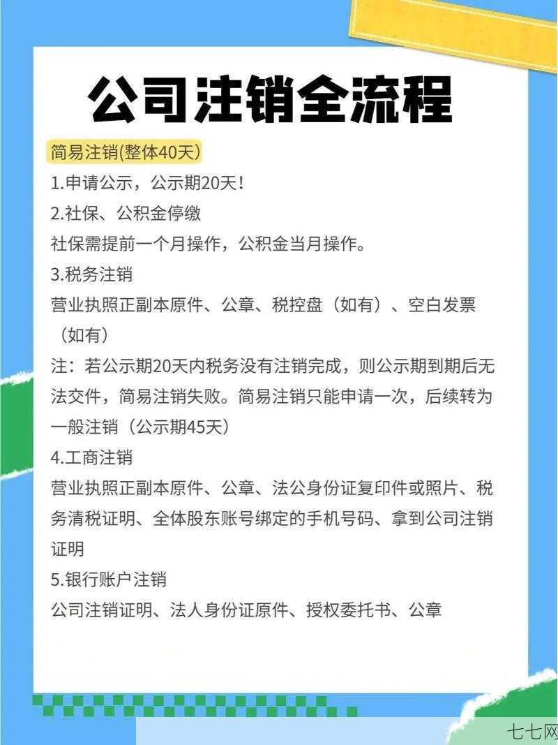 杭州公司注销流程，企业退出市场指南-七七网