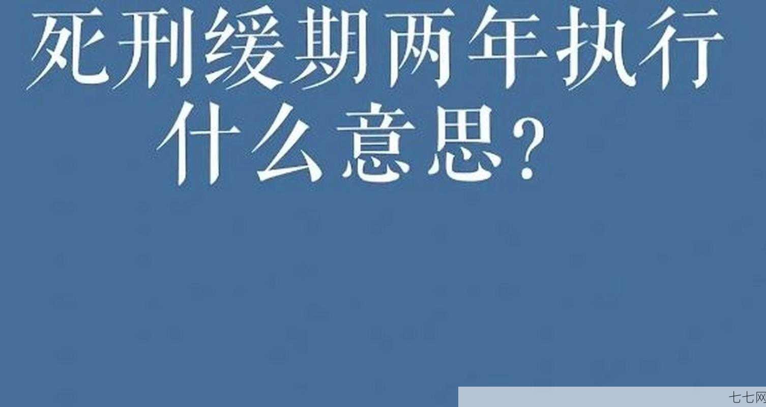 缓期执行是什么意思？法律术语解读-七七网